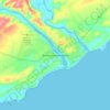 Bushman's River Mouth topographic map, elevation, terrain