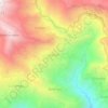 El Jarillo topographic map, elevation, terrain