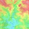 Fineuse topographic map, elevation, terrain