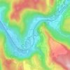 Montferrand topographic map, elevation, terrain