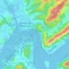 Saba topographic map, elevation, terrain