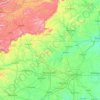 Stokes topographic map, elevation, terrain