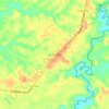 Santa Elena topographic map, elevation, terrain