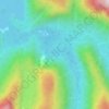 Coast Mountains topographic map, elevation, terrain