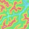 Easly topographic map, elevation, terrain