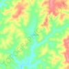 Vasques topographic map, elevation, terrain
