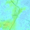 Wimblington topographic map, elevation, terrain