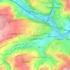 Greetland topographic map, elevation, terrain