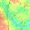 Bårse topographic map, elevation, terrain