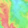 Hessen topographic map, elevation, terrain