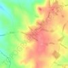 Cambridgeshire County Top topographic map, elevation, terrain