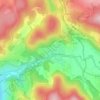 La Croix Ferry topographic map, elevation, terrain