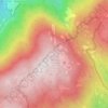 Monte Corno topographic map, elevation, terrain