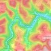 Blumenau topographic map, elevation, terrain