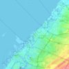 Sharjah topographic map, elevation, terrain