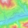 Planitzen topographic map, elevation, terrain