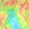 Aquia topographic map, elevation, terrain