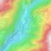 Les Plaines topographic map, elevation, terrain
