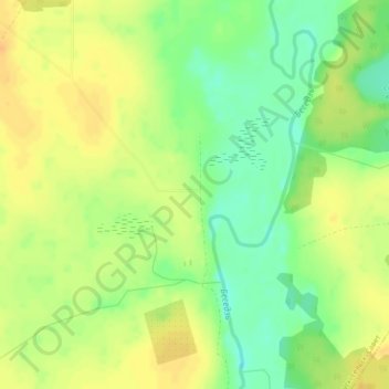 Хотимск topographic map, elevation, terrain