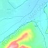 Sauces topographic map, elevation, terrain