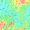 冷水江市 topographic map, elevation, terrain