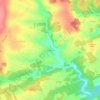 Les Roches topographic map, elevation, terrain