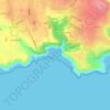 Caswell Bay topographic map, elevation, terrain