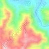 Cerro Avispa topographic map, elevation, terrain