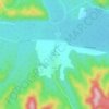Mathinna topographic map, elevation, terrain
