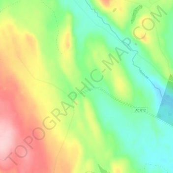 Rambo topographic map, elevation, terrain
