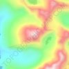 Monte Buenos Aires topographic map, elevation, terrain