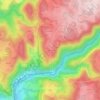 Talamet topographic map, elevation, terrain