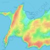 Le Cosquer topographic map, elevation, terrain