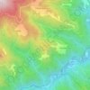 Castellina topographic map, elevation, terrain