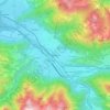 Bludenz topographic map, elevation, terrain