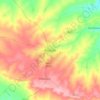 Koutiala topographic map, elevation, terrain