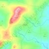 Oulart topographic map, elevation, terrain