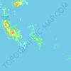 Bagongon topographic map, elevation, terrain