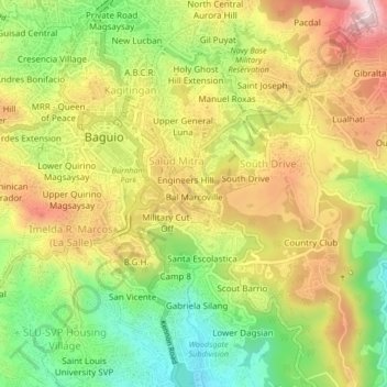 Bal-Marcoville topographic map, elevation, terrain