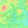 遵义市 topographic map, elevation, terrain