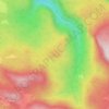 Tauern topographic map, elevation, terrain