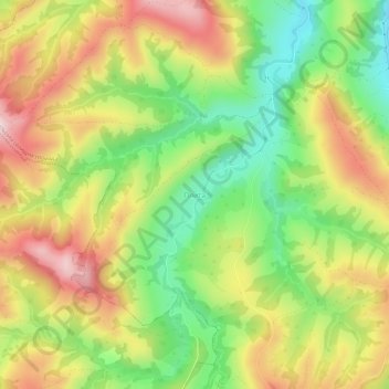 Плита topographic map, elevation, terrain