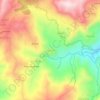 Tighermine topographic map, elevation, terrain