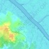 Chatressac topographic map, elevation, terrain