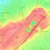 The Slad topographic map, elevation, terrain