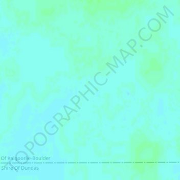 Nullarbor Plain topographic map, elevation, terrain