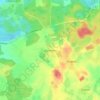 Zarnekau topographic map, elevation, terrain