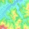 Pigneto topographic map, elevation, terrain