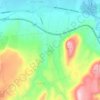 Gouves topographic map, elevation, terrain