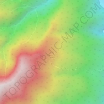 Mount Malinao topographic map, elevation, terrain